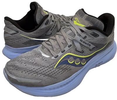 Saucony Guide 16 Womens 10 Road Running Shoes Fossil Gray