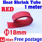 Heat Shrink tube Heatshrink tubing Sleeving Red Diameter=18mm 1meter  AU STOCK