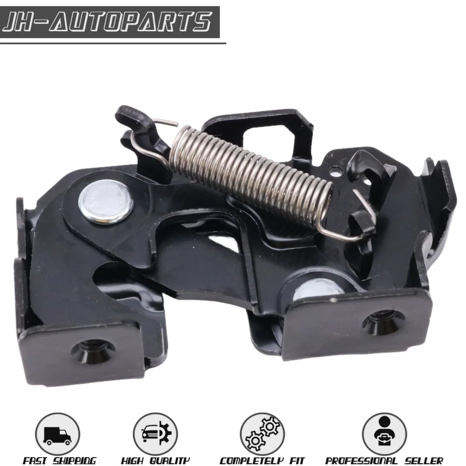 For Nissan 2009-2024 GT-R 2009-2020 370Z Left Driver Hood Lock Latch Black - Imagem 3 de 4