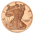 1-oz American Silver Eagle Design .999 Fine Copper Round