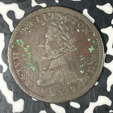 1814 Canada Wellington Half Penny 1/2 Penny Token Lot#C6409