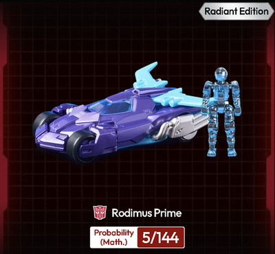 Blokees Transformers Wheels Roll Out! C01 Mini Model Kit Rodimus Radiant 5/144