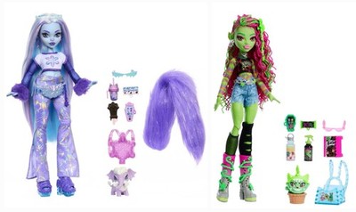 Monster High G3 Doll 2pk: Abbey Bominable HNF64 & Venus McFlytrap