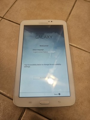 Samsung Galaxy Tab 3 SM-T210R 7.0 Wi-Fi 8GB White Great Working Condition