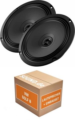 Lautsprecher vorne Audison APX 6.5 für VW Golf VIII | 2x Tief-Mitteltöner mit in