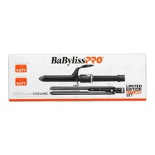 BaBylissPRO Porcelain Ceramic 1" Flat Iron  1" Curling Iron Prepack BPPP3UC