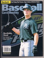 Carte de baseball BECKETT mensuelle juin 2001 | Josh Hamilton | Tampa Bay Devil Rays