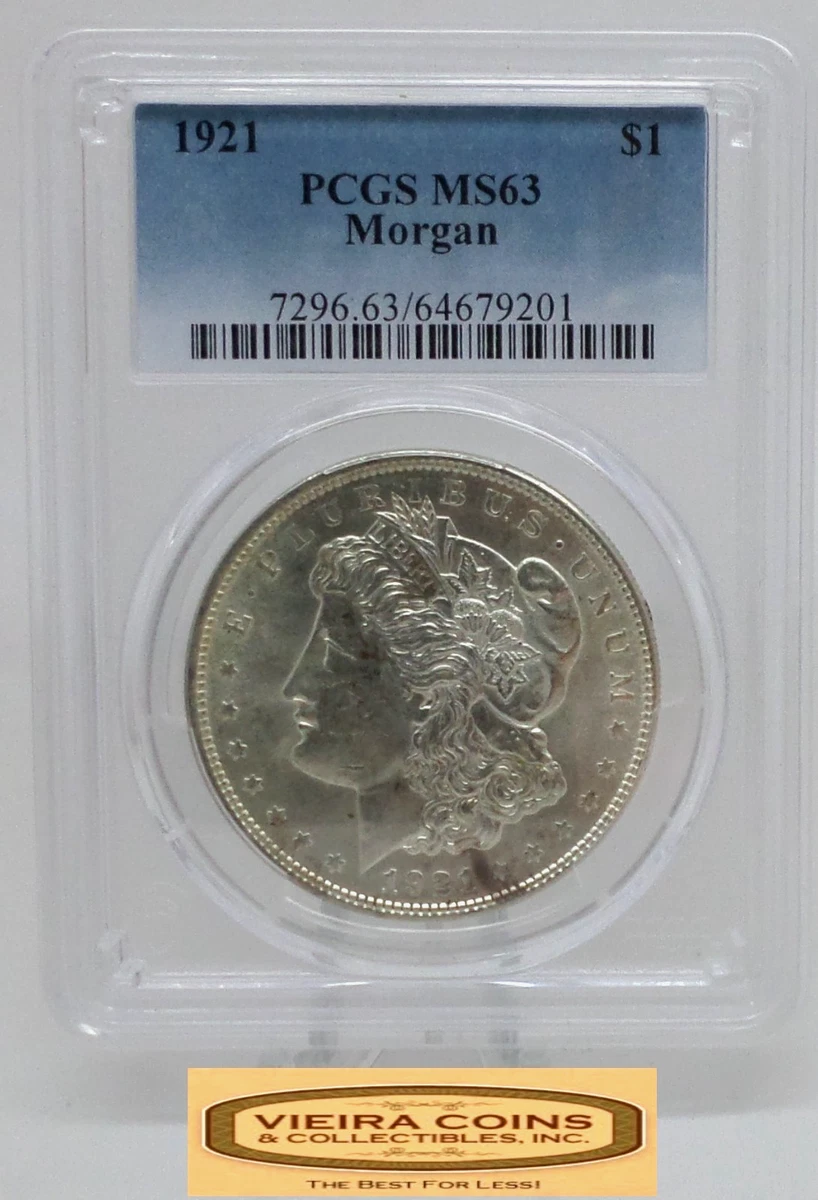 MS 63 Graded 1921 Year Morgan US Dollars (1878-1921) for sale | eBay
