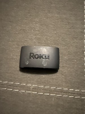 roku box and remote black Used