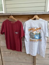 Vintage Harley Davidson T Shirt Lot Of 2 Size Large Biker Bundle Y2K