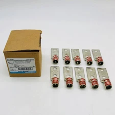 Thomas & Betts 54266 Lug Compression Connector Barrel Shape 2-Hole Orange 10pk