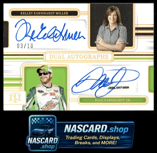 2025 National Treasures Kelley Earnhardt Miller Dale Earnhardt Dual Auto 03/10