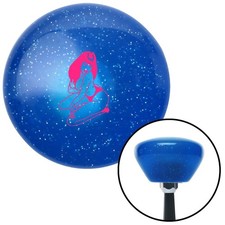 Pink Sexy Girl Blue Retro Metal Flake Shift Knob W M16x1.5 Insert Shifter Auto Pink Sexy Girl Blue Retro Metal Flake Shift Knob W M16x1.5 Insert Shifter Auto