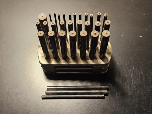 Vintage Transfer Punch Set Made In Japan - Picture 1 of 7