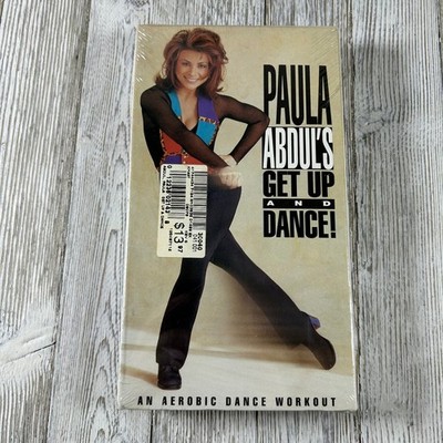 Paula Abdul's Get Up and Dance! VHS 1994 Aerobic Workout Live Entertainment
