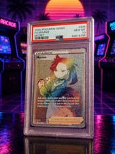 2020 Pokemon Sword Shield Rainbow Marnie Full Art 208/202 PSA 9 on eBay