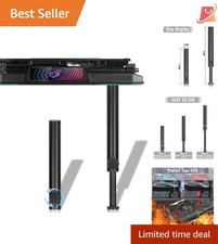 Tall GPU Support Bracket Heavy Duty Adjustable Anti Sag Holder for Graphics Card