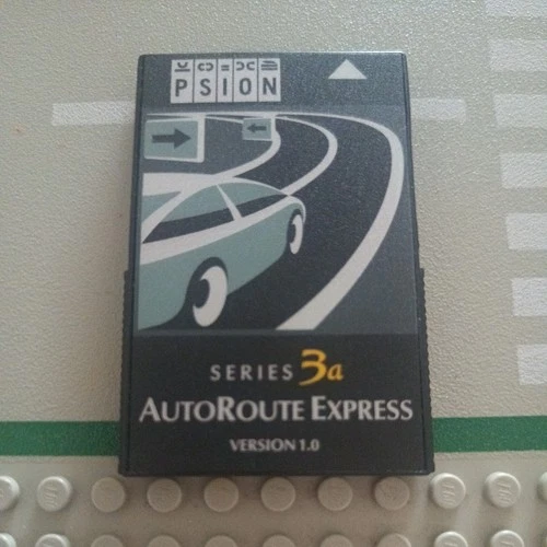 Microsoft AutoRoute Express SSD for Psion 3a/3C/3mx ~ GOOD WORKING CONDITION 