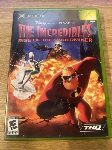 Incredibles: Rise of the Underminer (Xbox, 2003) Tested & Working