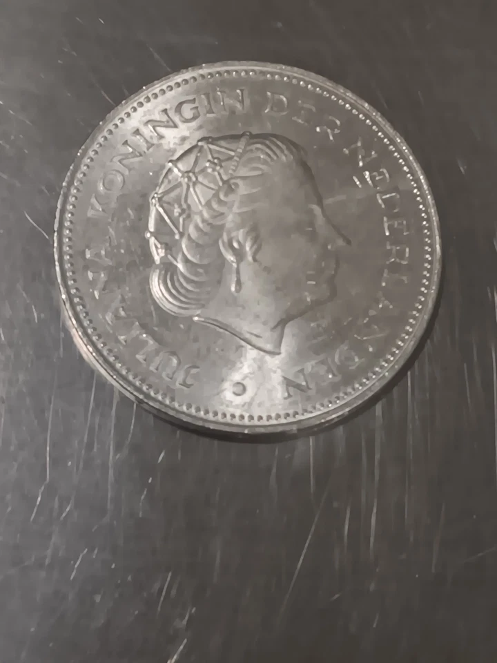 1945 10 G 1970 Nederlanden 10 Gulden 25g Silver Coin UNC Herrijst Netherlands  - Image 4 of 4