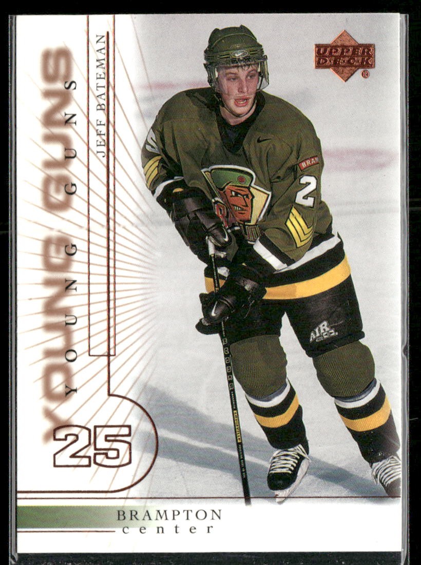 2000-01 Upper Deck Jeff Bateman Young Guns RC #438 Brampton Battalion