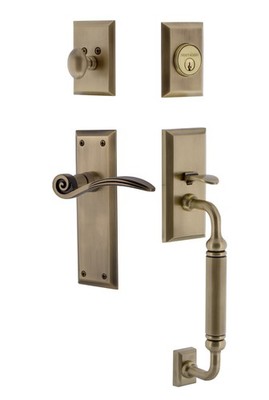 Nostalgic Warehouse NYKSWN_ESET_238_CG_RH New York Right Handed - Brass