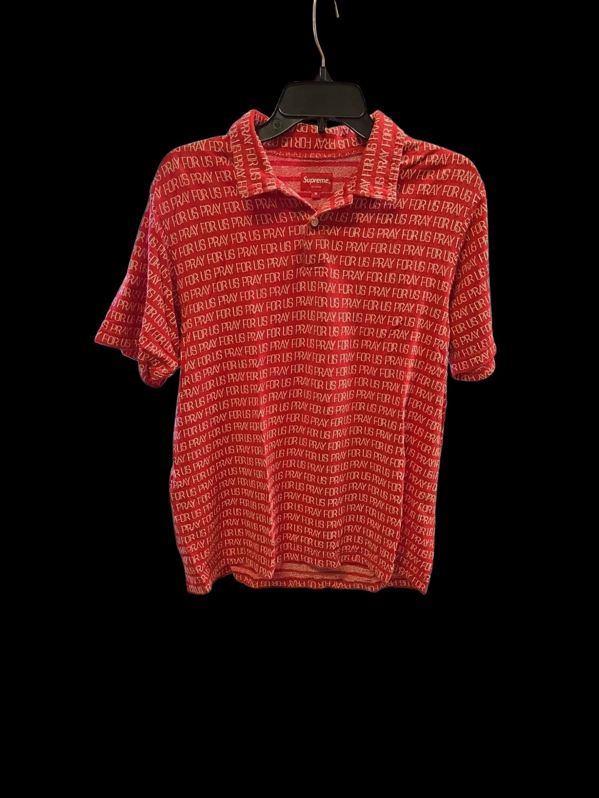 Polo homme Supreme rouge et blanc Med 