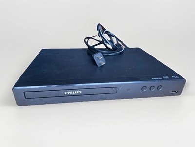 Philips BDP1502/F7 HDMI USB Blu-Ray DVD Player TESTED & Working No Remote/Cables