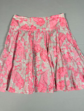 INC International Concept Skirt Flared Pink Tauped Line Womens Size 8 A6-0128