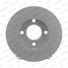 FERODO 2x Bremsscheibe hinten Ø245 mm Voll für Audi 80 8C B4 2.0 89 89Q 8A