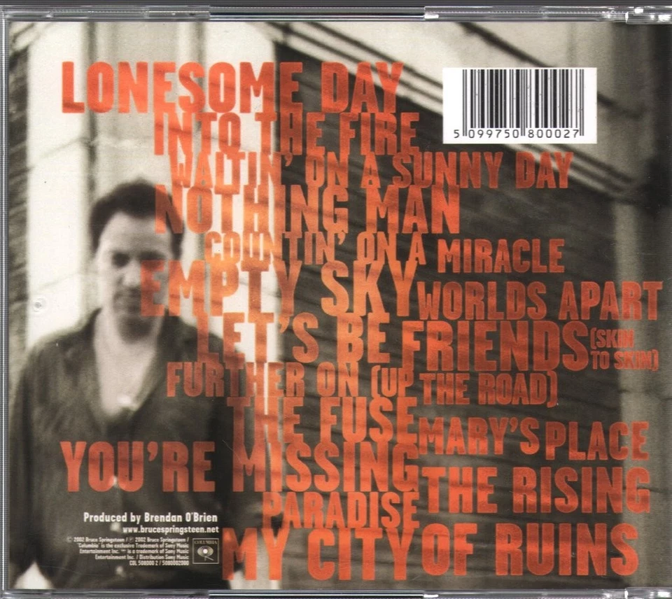 Bruce Springsteen Rising CD Europa Columbia 2002 COL5080002 - Bild 2 von 2