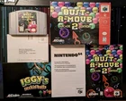 Bust-A-Move 2 N64 Arcade Edition CiB with poster! Nintendo N64 Tested