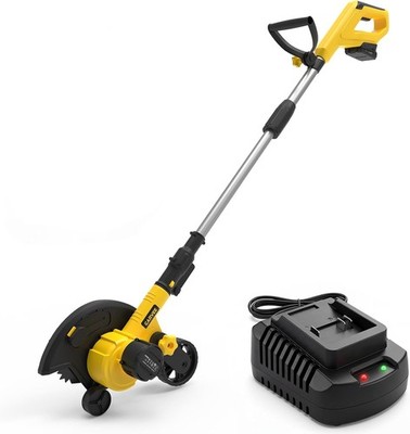 GarveeTech 20V Cordless Edger 9in Blade 4.0Ah Dual Wheel