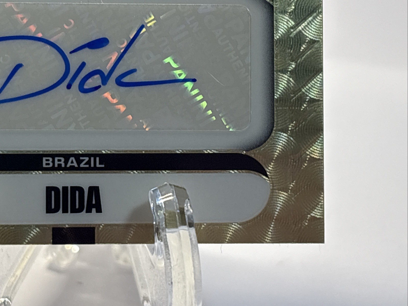 2026 Panini Prizm FIFA World Cup Penmanship DIDA Gold Power 1/1 #P-D Brazil view 5