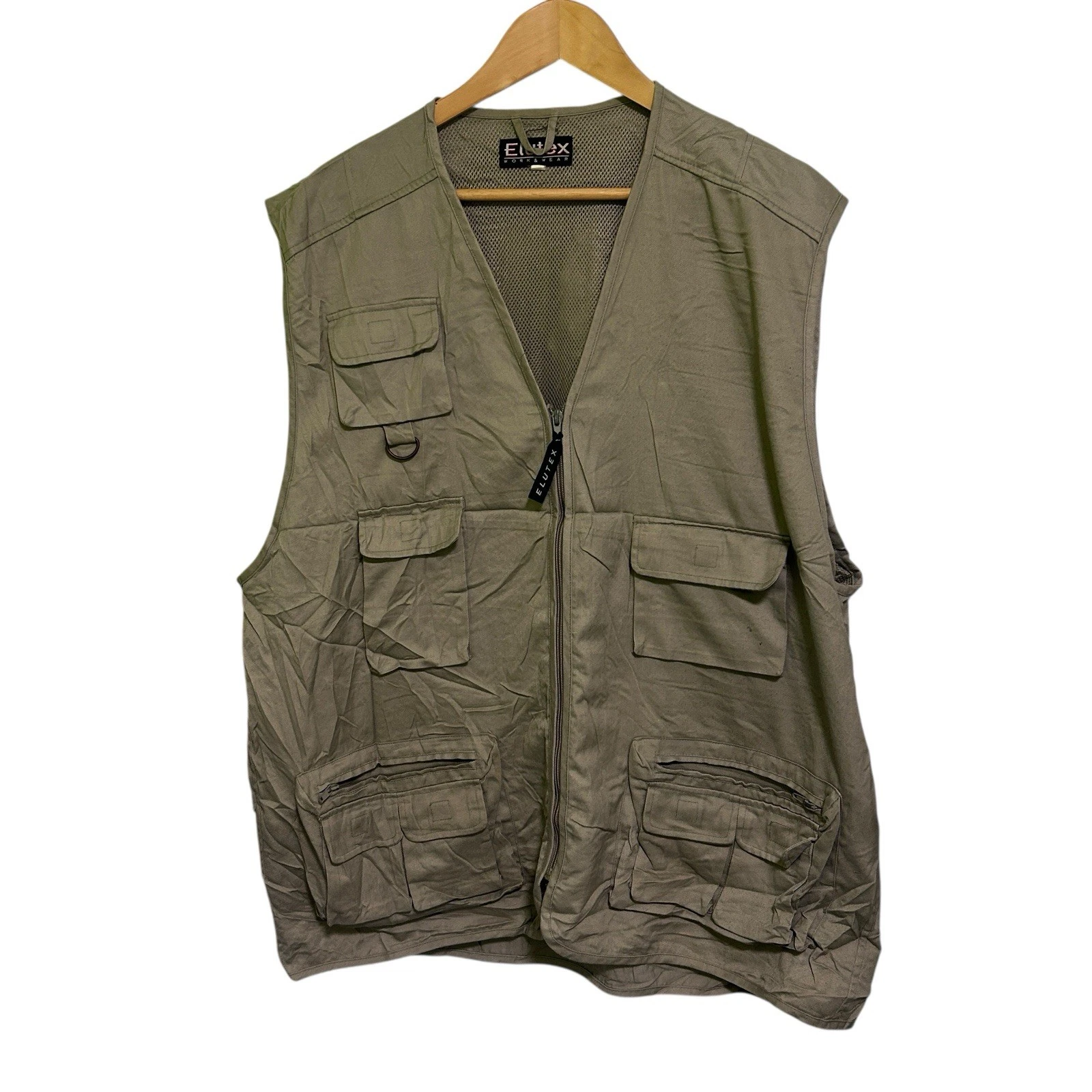 Elutex Fishing Vest 2XL Mens Khaki Outdoor Adventure Camping Coat Jacket
Opens in a new window or ta