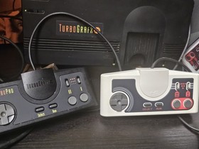 TurboGrafx-16 Mini Duo Console TURBO GRAFX 2020 HDMI With Two Controllers. Works
