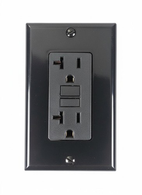 #ad Leviton GFNT1 E 15 Amp Self Test GFCI Outlet Non TR with LED Black $14.99