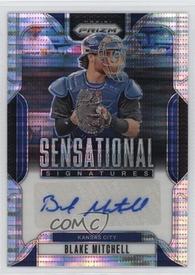 2025 Panini Prizm Sensational Signatures Pulsar 48/199 Blake Mitchell Auto 1y9
