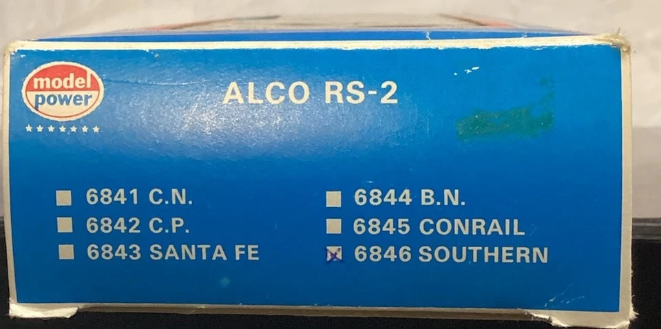 Model Power Locomotive Southern Alco RS-2 Disel HO Scale 6846 - Image 3 of 3