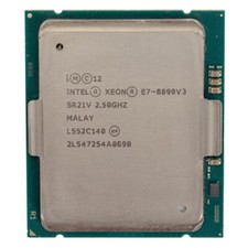 Intel Xeon E7-8890v3 18-Core 2.5GHz 45Mb 9.6GT/s LGA2011 CPU - SR21V - CLEAN 