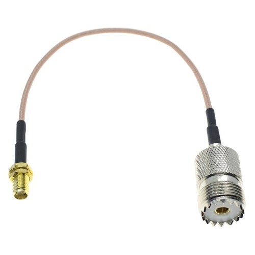 RG316 SMA to UHF Male Female PL259 SO239 Plug connector Crimp Lot RF Coax Cable - Picture 5 of 20