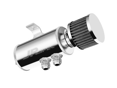 JRspec Catch Can Öl Auffangbehälter 0.75L mit filter und 2 AN10 Adapters