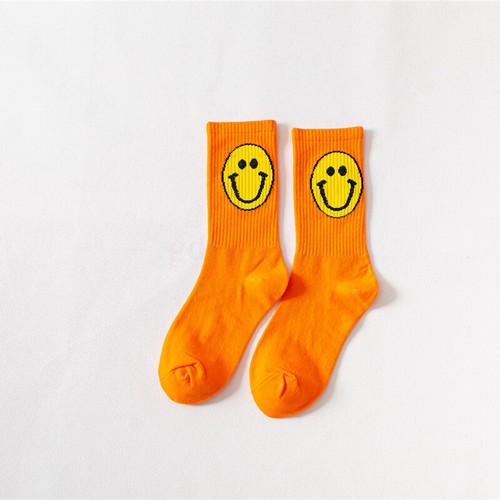 NEW Different Colour Smiley Face Socks Cotton Punk Novelty Men Women Unisex Gift - Picture 9 of 20