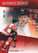 2023-24 Upper Deck SP Game Used Authentic Rookies Adam Ginning #211 Serial #/224