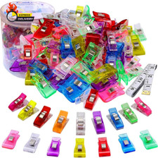 100 Pack-Upgrade Handy Holding Easier Sewing Clips Multicolor for Sewing Craft C
