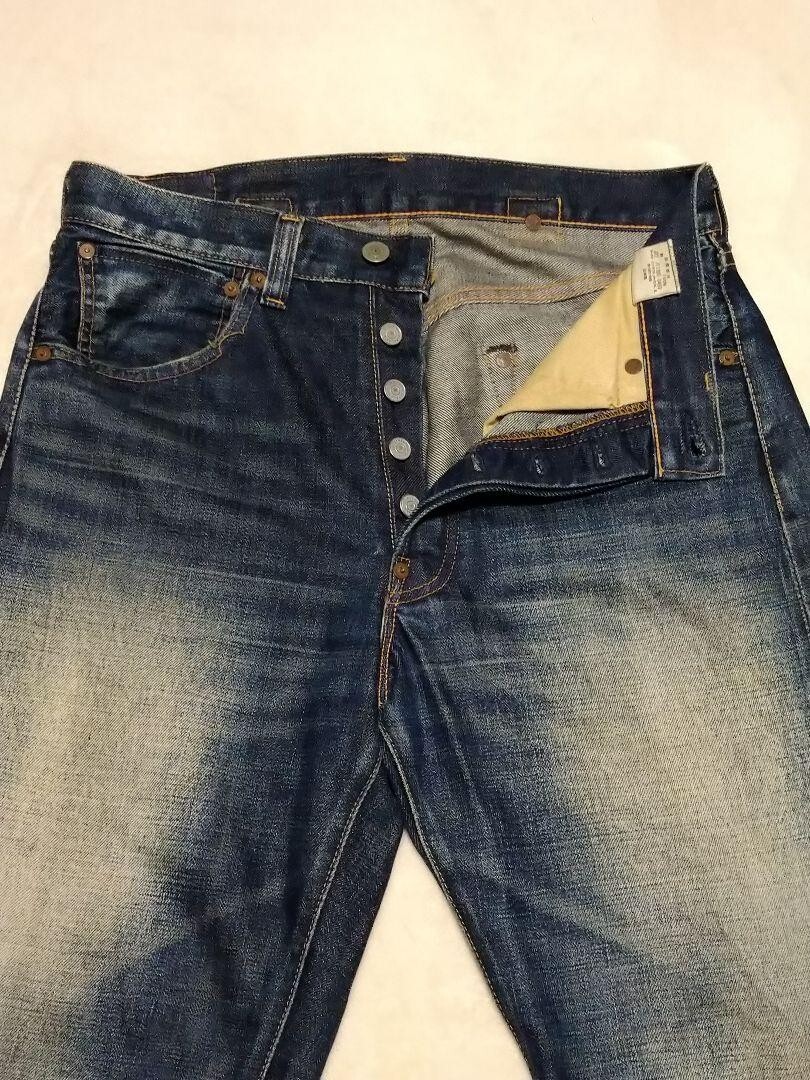 LVC Levi's 501xx Denim Jeans Levi's 37501 Reprint W33 Used