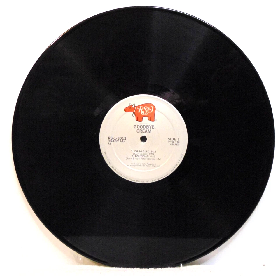 Cream – Goodbye - RSO Records RS-1-3013 Hard/Blues Rock Vinyl LP VG+ - Image 4 of 4