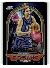 2023-24 Topps Chrome Cosmic Heroes #CH-4 Dirk Nowitzki Mavericks