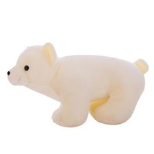New cute simulation arctic white bear doll doll plush toy pillow