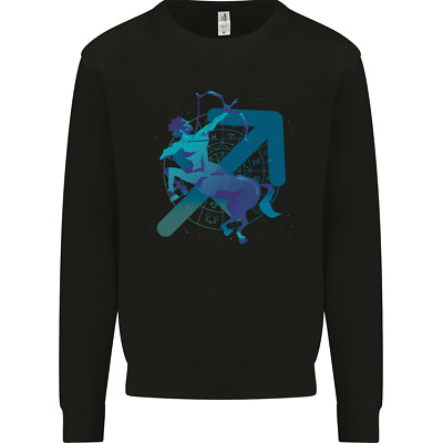 Ein maskuliner Schütze Sternzeichen Design Kinder Sweatshirt Pullover